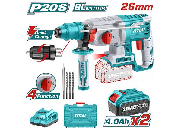 Дрель 20V 4ah аккумулятор (TRHLI202289)