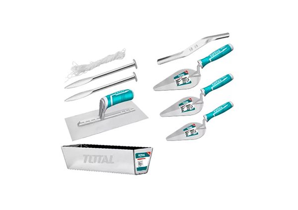 Շինարարական գործիքների հավաքածու 9 կտոր TOTAL THKBPS0906 34112