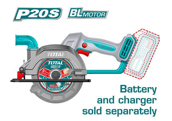 Аккумуляторная циркулярная пила 20В (TSLI1402)
