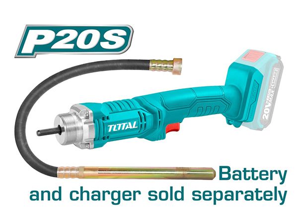 Вибратор с бетонной батареей 20V  (TCVLI202301)