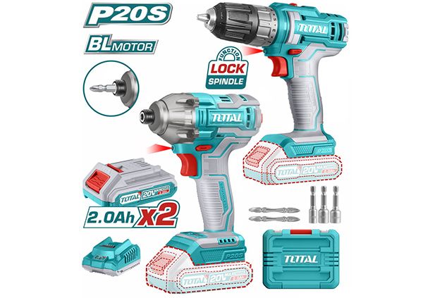 Набор дрели и винтоверта 20В (TOSLI230708)