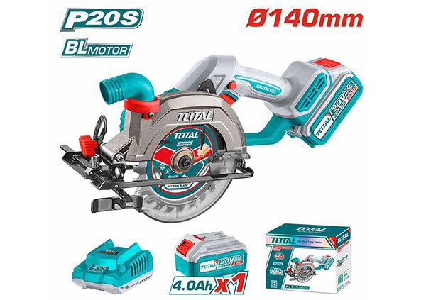 Մարտկոցային Էլեկտրական սղոց շրջանաձև TOTAL TSLI14021 35073