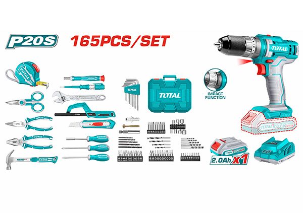 Набор инструментов 165 шт (THKTHP11652)