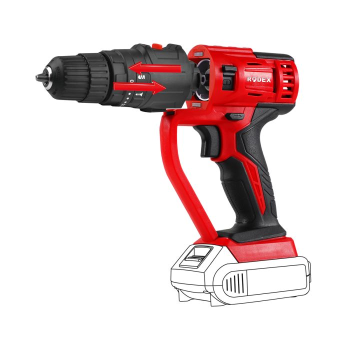 Բազմաֆունկցիոնալ գործիք  7կտոր 20Վ RODEX