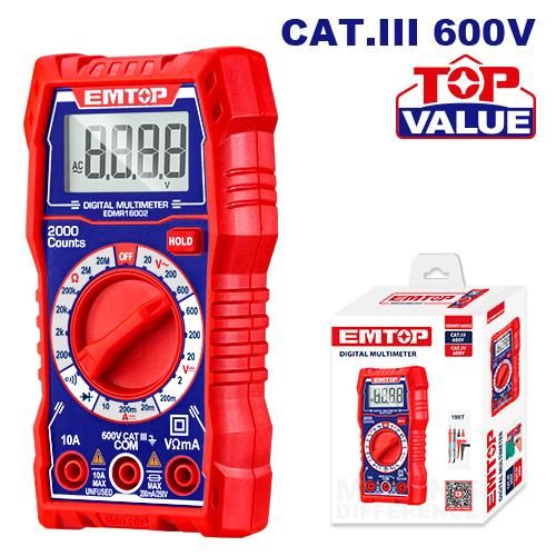 Мультиметр цифровой Emtop EDMR16002
