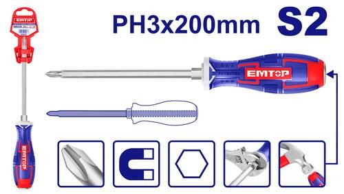 Oтвертка ударная Emtop EGTSPH3200