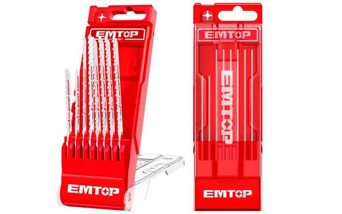 Набор полотен для лобзика 8шт Emtop EJSB80801