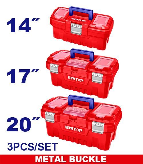 Инструментальный пластиковый ящик 3шт Emtop EPBXK0302