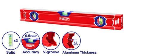 Spirit level Emtop ESLL24001