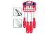 4 Pcs screwdriver set Emtop ESST0401