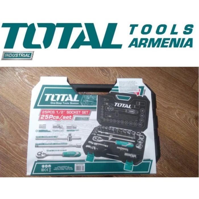 Набор инструмента, 1/2&quot; 25 предметов (THT121251)