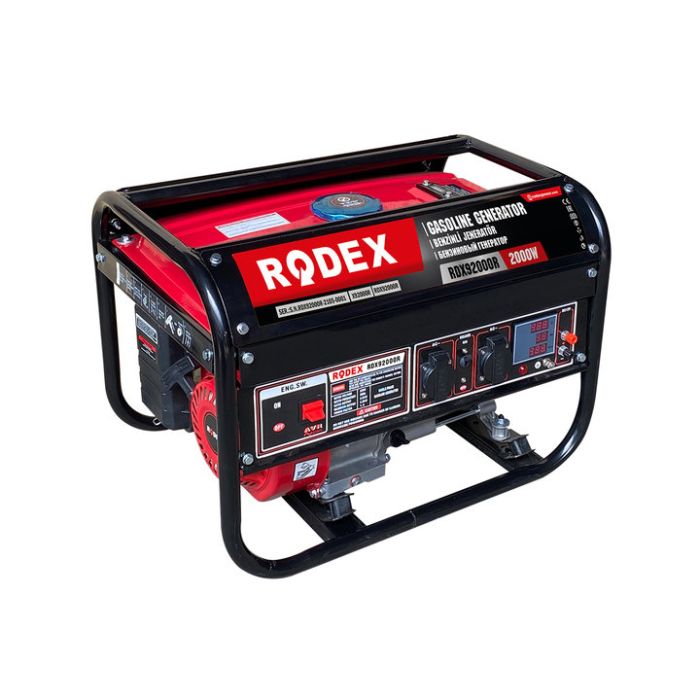Գեներատոր` բենզինով 2 KW /2.5 KVA RODEX