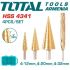Set of conical drill bits - 4 pcs (TACSD2041)