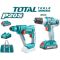 Перфоратор и Дрель - Шуруповерт Аккумуляторная 20 В,2А (TCKLI2008)