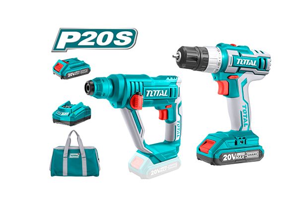 Перфоратор и Дрель - Шуруповерт Аккумуляторная 20 В,2А (TCKLI2008)