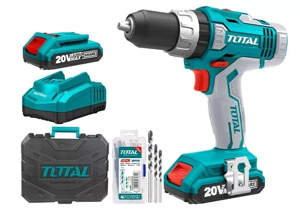 Аккумуляторная Дрель - шуруповерт / 20 В / 2А / 55Нм / +1 Батарея / ПРОМЫШЛЕННАЯ / INDUSTRIAL (TDLI2003)