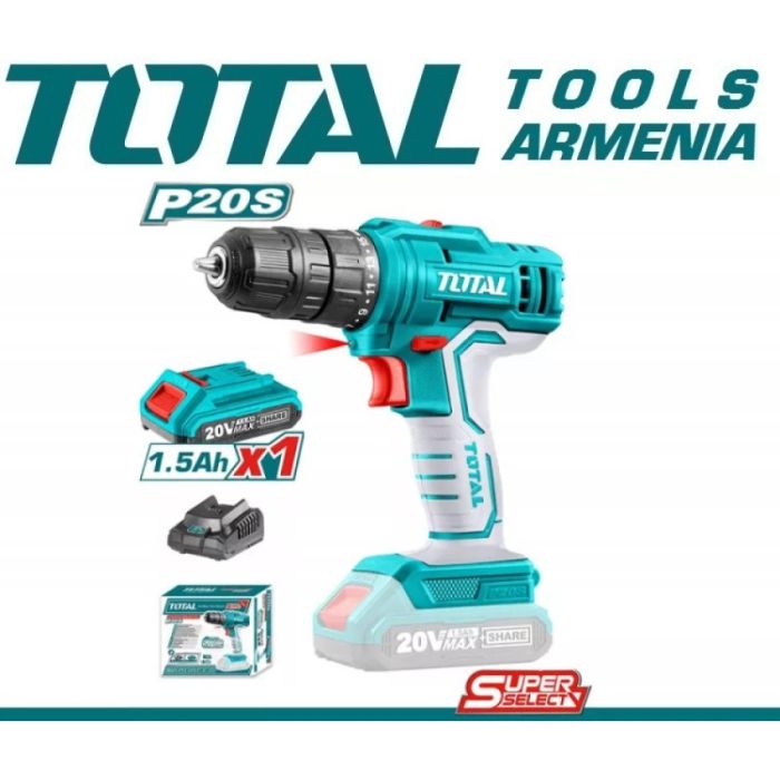 Аккумуляторная дрель 20В / 1.5Ач (TDLI20051)