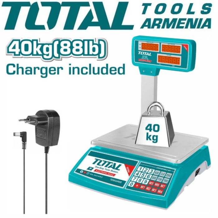 Electronic scale 40 kg (TESA3402)