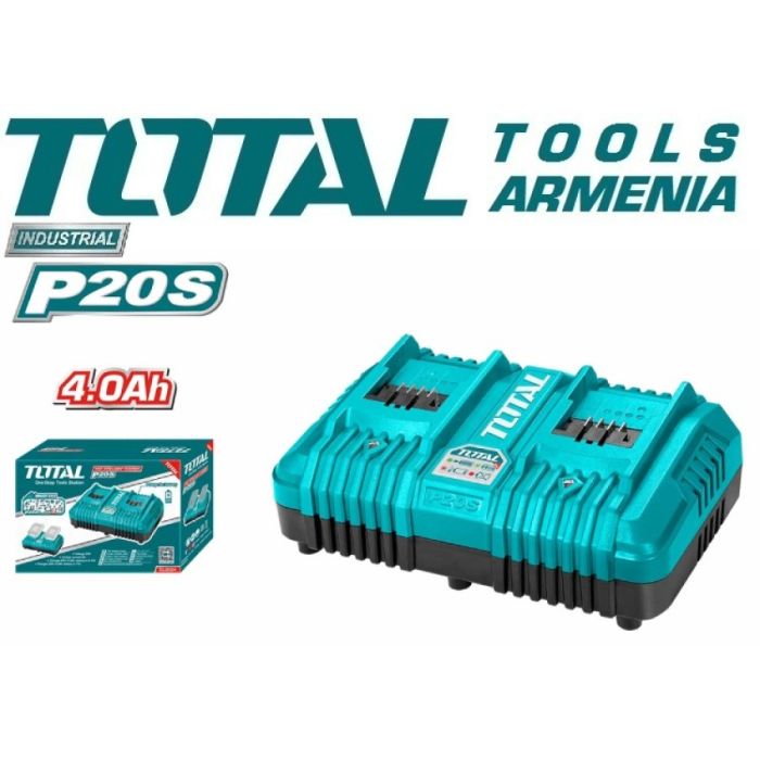 Двухпортовое быстрое интеллектуальное зарядное устройство 20 В (TCLI2034)