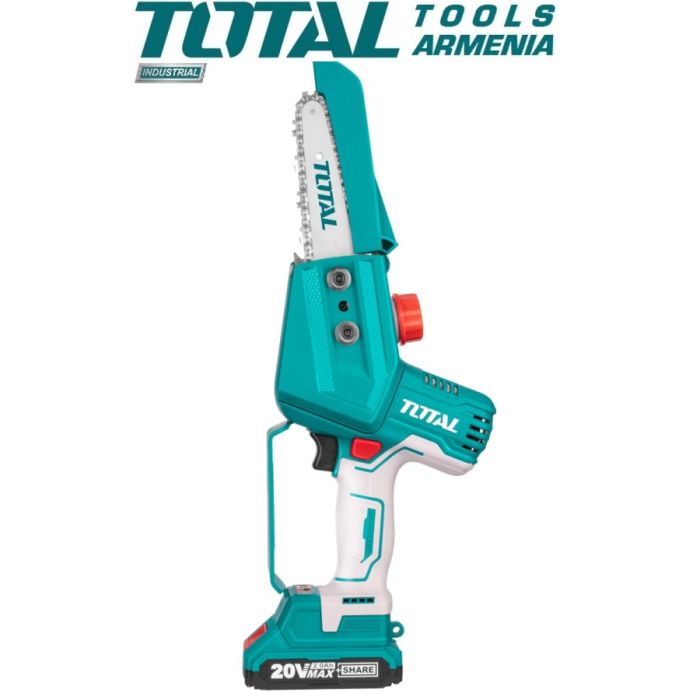 Մարտկոցային շղթայավոր մինի սղոց (լիթիում-իոնային) 20 Վ TOTAL TGSLI2068 22670