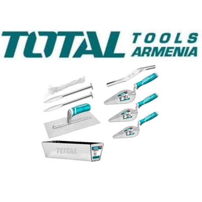Շինարարական գործիքների հավաքածու 9 կտոր TOTAL THKBPS0906 34112