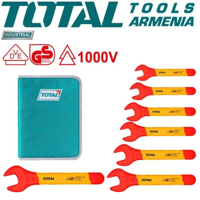 Набор гаечных ключей диэлектрических, 7 шт (THKISPA0701)