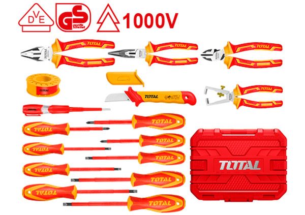 Набор диэлектрических инструментов 16шт (THKITH1601)