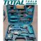 Գործիքների հավաքածու 38 կտոր 4V պտուտակահանով TOTAL THKTHP10386 33930