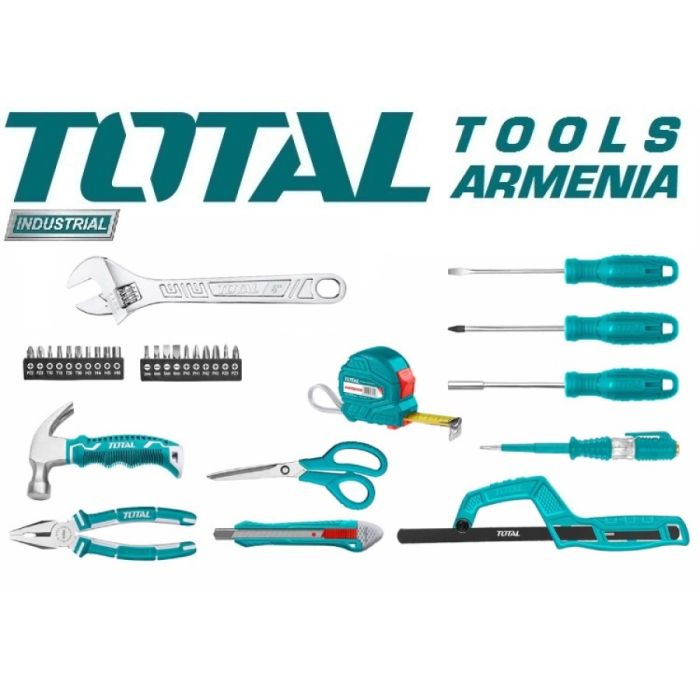 Ձեռքի գործիքների հավաքածու արկղով 32կտոր THKTHP20326