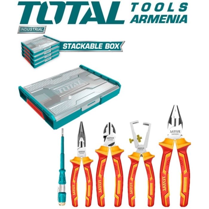 Набор диэлектрических инструментов до 1000В 5шт (THKTV02P051)