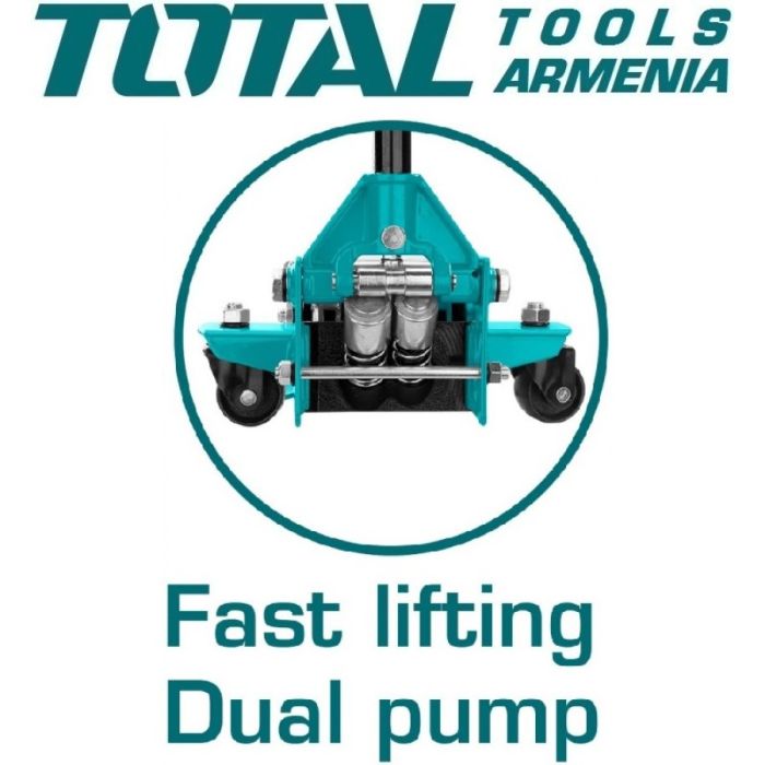 Домкрат гидравлический подкатной 3т (THT10834 )