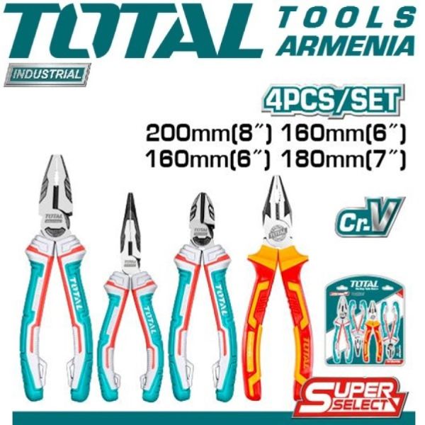 Набор плоскогубцев 4 шт. (THT2K0456)