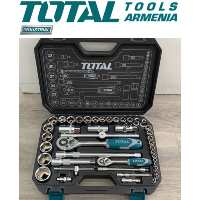 Набор инструмента, 1/2&quot; 1/4&quot; 44 предметов (THT421441)