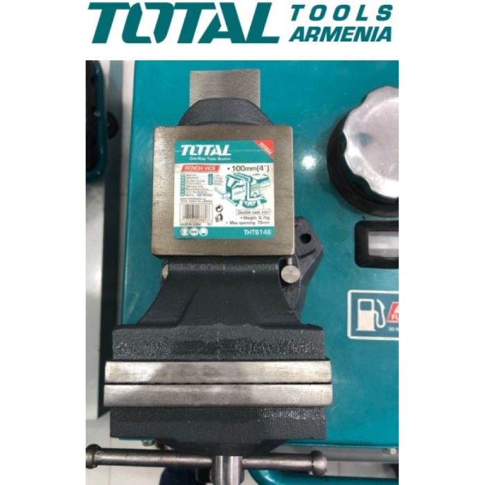 Слесарные тиски с наковальней 100мм (THT6146)