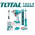 Մարտկոցային հարվածային մանեկադարձիչ. հավաքածու TOTAL TOSLI231004 35117
