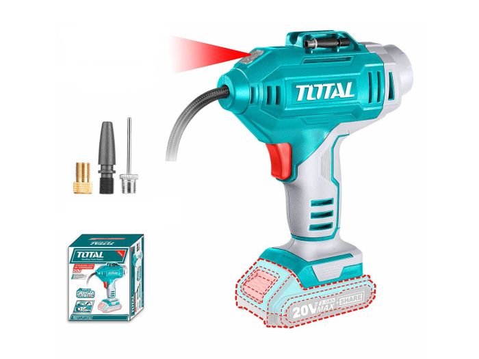 Մարտկոցային  ավտոկոմպրեսոր 20վտ TOTAL TACLI2018 35100