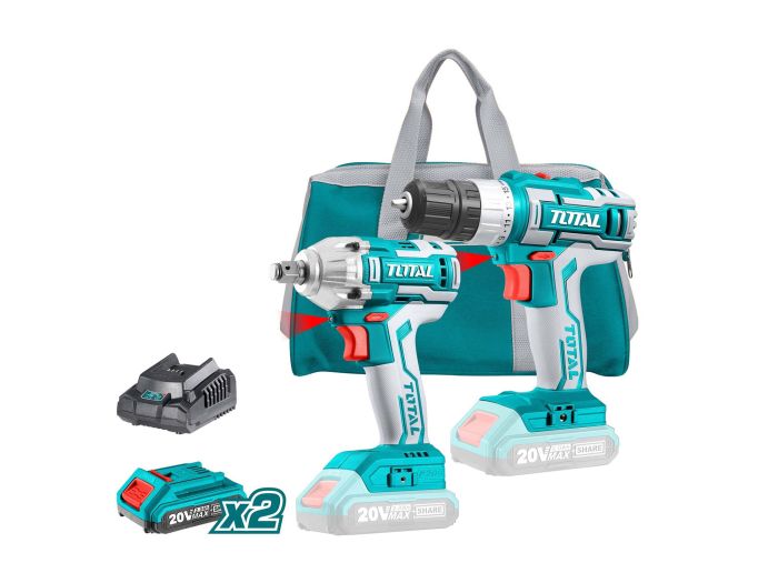 Li-ion Cordless Combo Kit TOTAL TCKLI2007