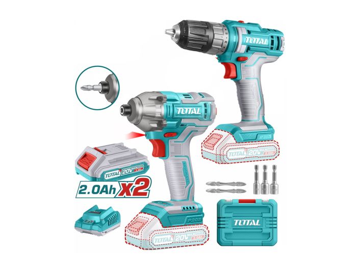 Набор дрели и винтоверта 20В (TOSLI230708)