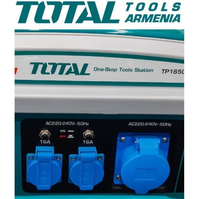 Генератор бензиновый (Стартерам) 6500 Вт    (TP165006)