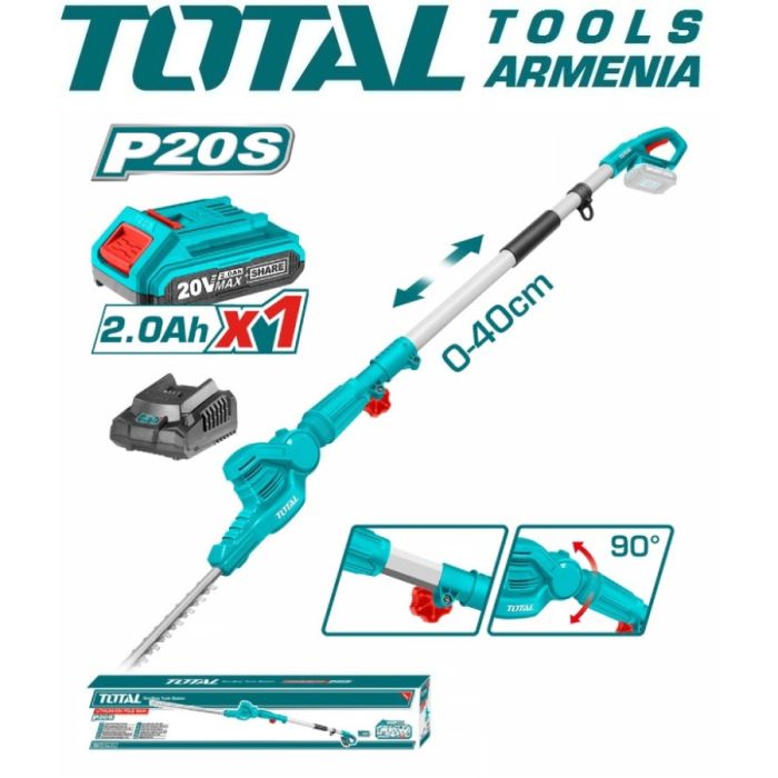 Литий-ионный кусторез 20В (TPHT2016012)