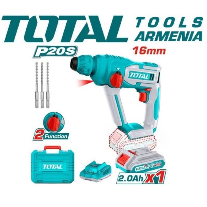 Аккумуляторный перфоратор 1,5 Дж (TRHLI201681)