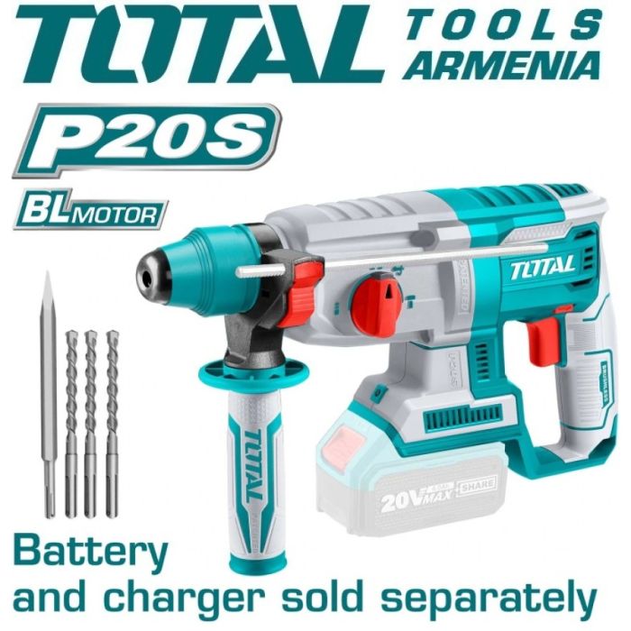 Литий-ионный Перфоратор 2 Дж /Бесщеточный Двигатель (TRHLI20228)