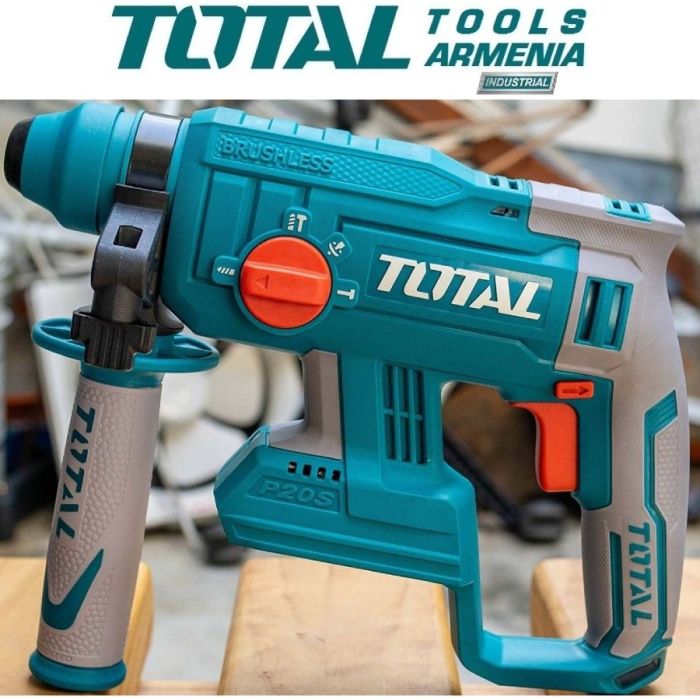 Литий-ионный Перфоратор / 20 В / 4А / 1,7 Дж /Бесщеточный Двигатель/ПРОМЫШЛЕННАЯ/INDUSTRIAL (TRHLI22012)