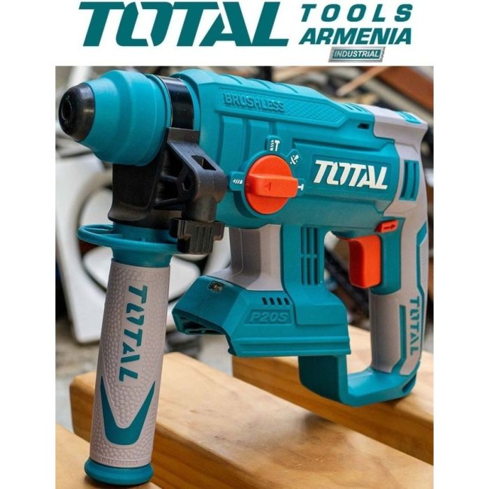 Литий-ионный Перфоратор / 20 В / 4А / 1,7 Дж /Бесщеточный Двигатель/ПРОМЫШЛЕННАЯ/INDUSTRIAL (TRHLI22012)