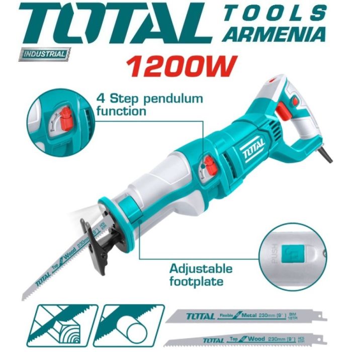 Մխոցավոր էլեկտրական սղոց 1200 Վտ TS1001201 24368