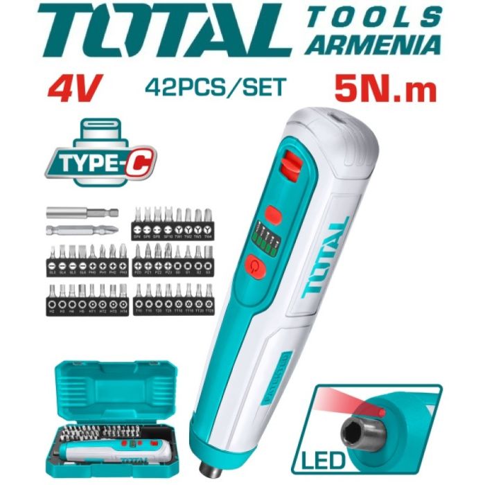 Литий-ионная отвертка 4 В (TSDLI0406)