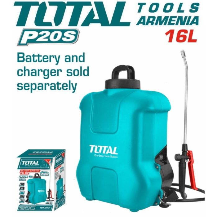 Լիթիում-իոնային հեղուկացիր 16 լիտր TOTAL TSPLI2001 24463