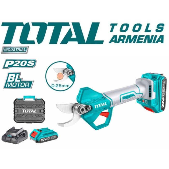 Аккумуляторный электрический секатор 20В (TSSLI202581)