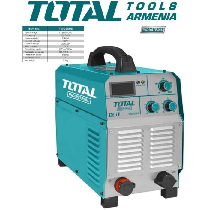 Сварочный аппарат 500 A /трехфазный/Инвертор/ПРОМЫШЛЕННАЯ (TW25005)