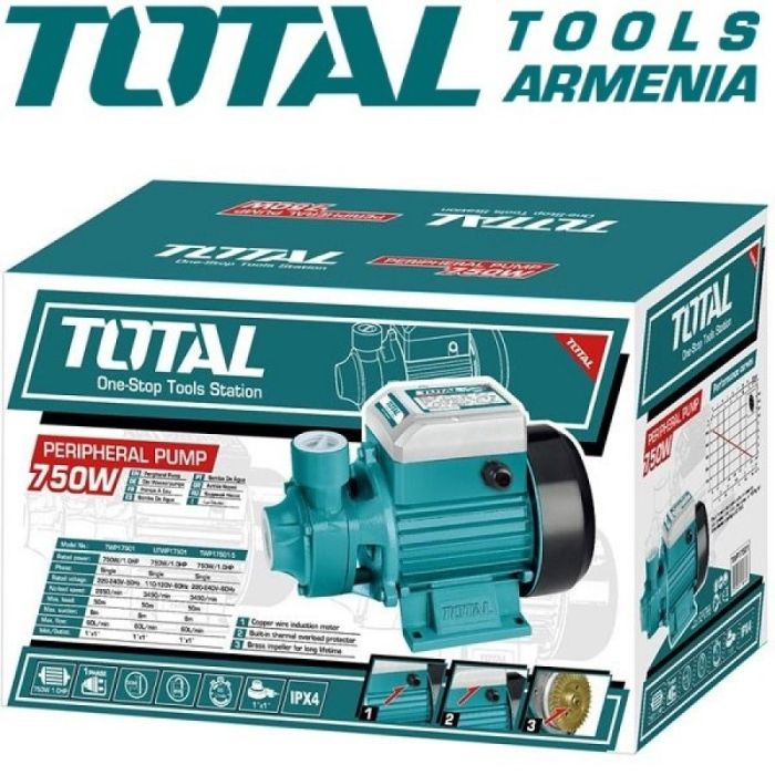 Периферийный водяной насос 750 Вт   (TWP17506)